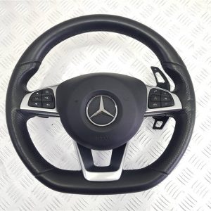 Подушка безопасности водителя Mercedes C W205 4 поколение (2014 - 2018)